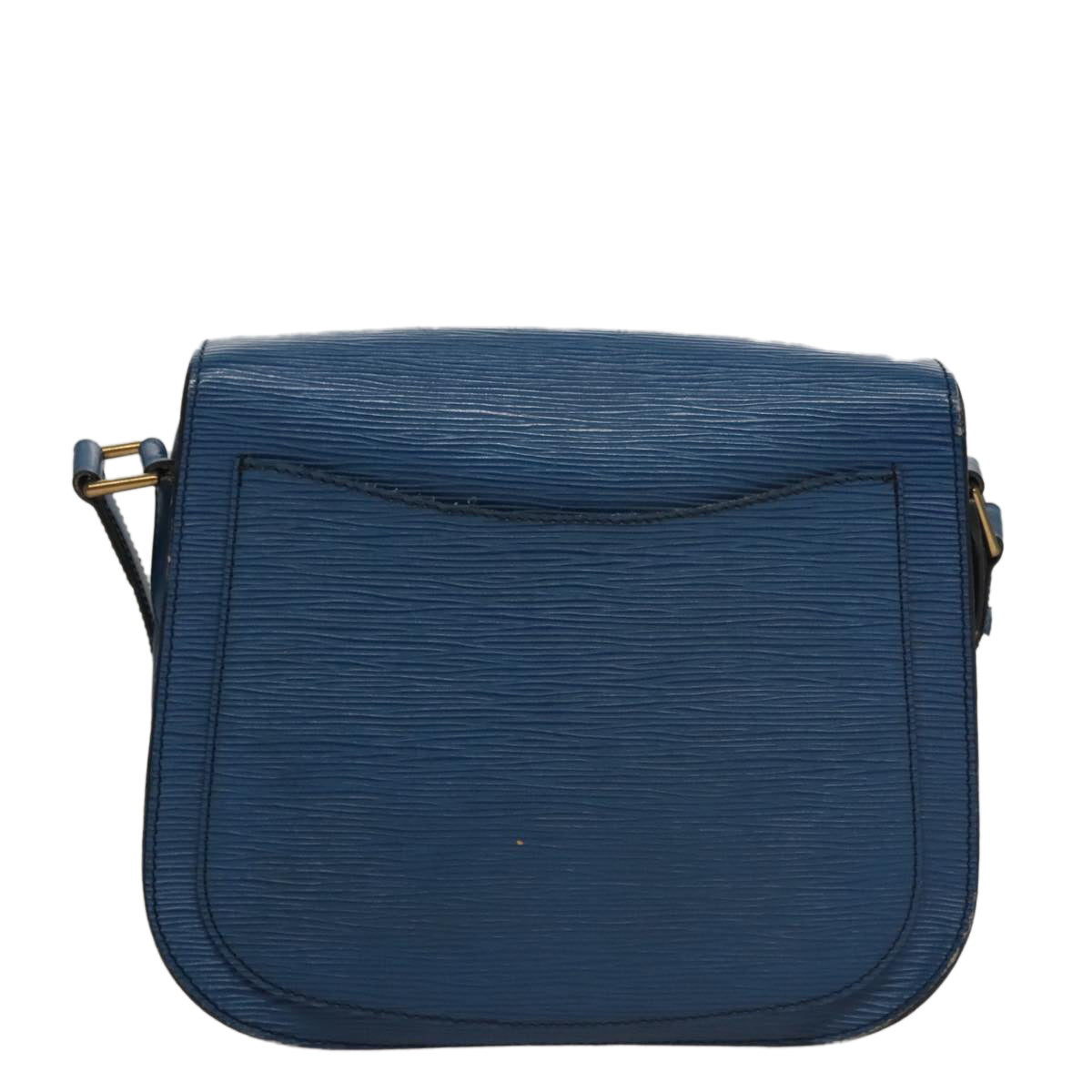 LOUIS VUITTON Epi Saint Cloud GM Shoulder Bag Toledo Blue M52195 LV 109847