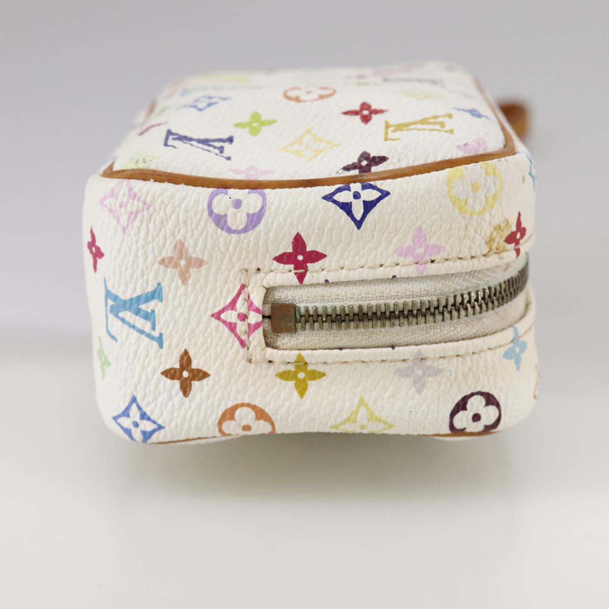 LOUIS VUITTON Monogram Multicolor Trousse Wapity Pouch White M58033 109852