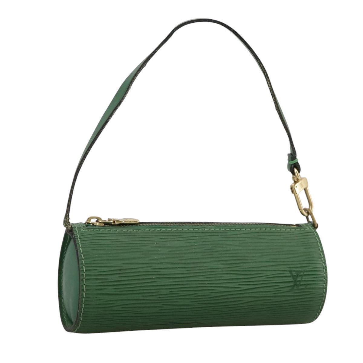 LOUIS VUITTON Epi Soufflot Pouch Green LV 109868
