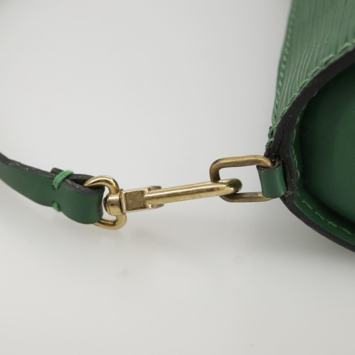 LOUIS VUITTON Epi Soufflot Pouch Green LV 109868