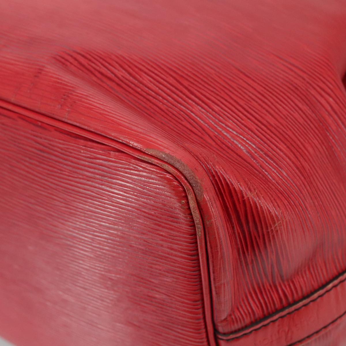 LOUIS VUITTON Epi Petit Noe Shoulder Bag Red M44107 LV 109889