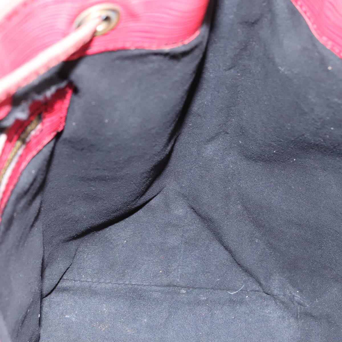 LOUIS VUITTON Epi Petit Noe Shoulder Bag Red M44107 LV 109889