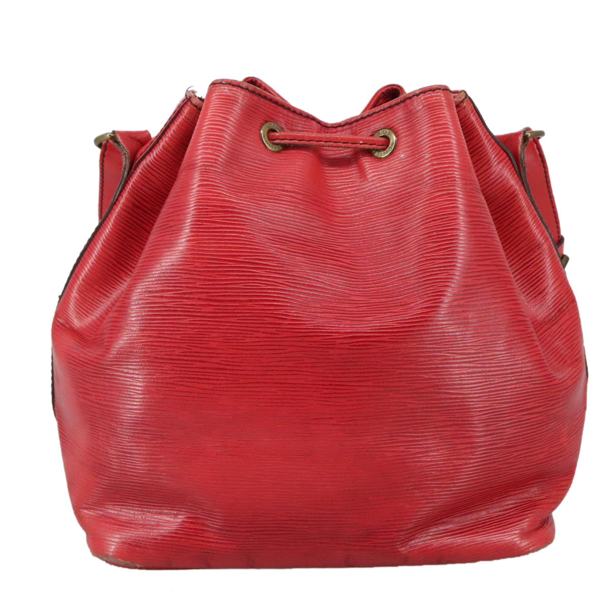 LOUIS VUITTON Epi Petit Noe Shoulder Bag Red M44107 LV 109889
