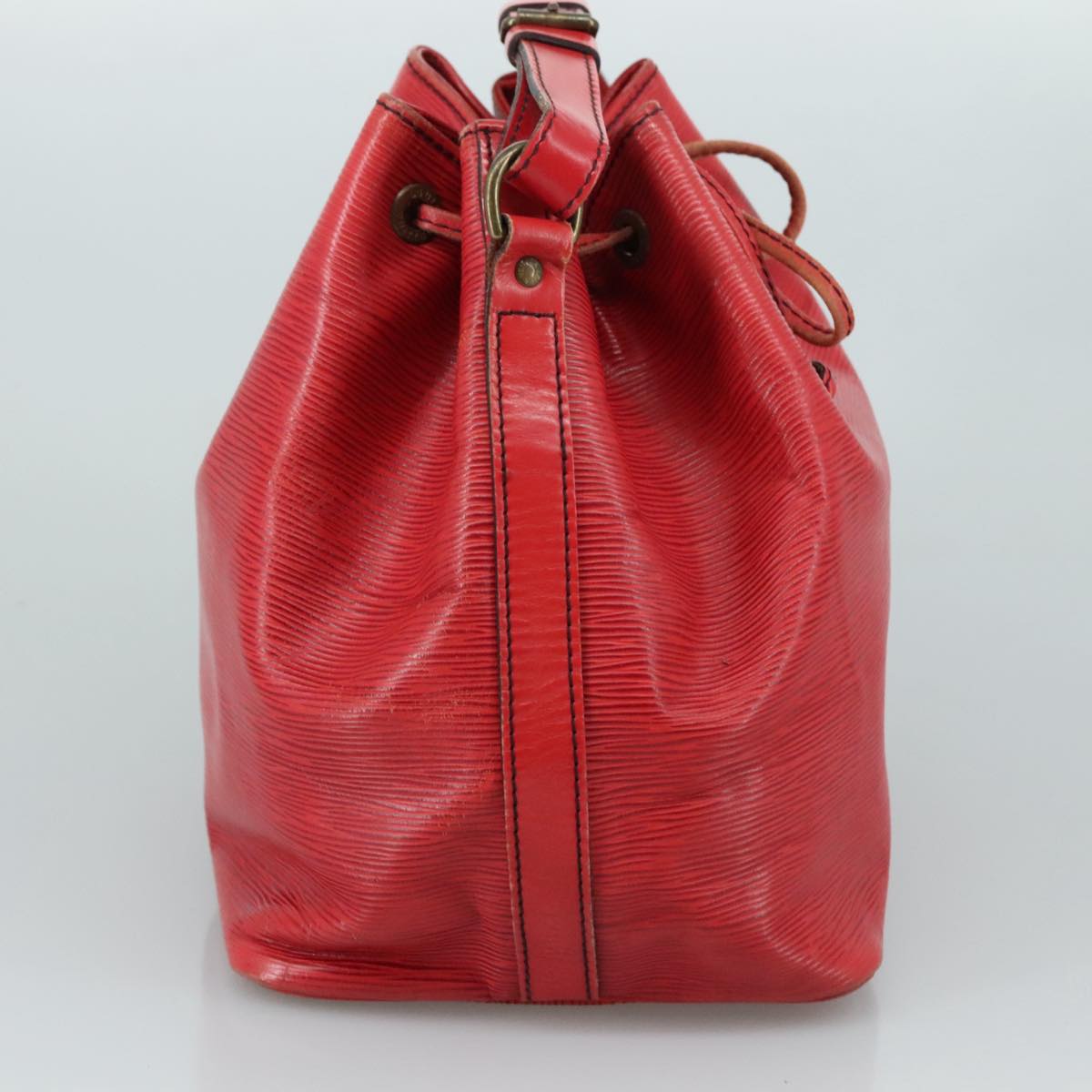 LOUIS VUITTON Epi Petit Noe Shoulder Bag Red M44107 LV 109889