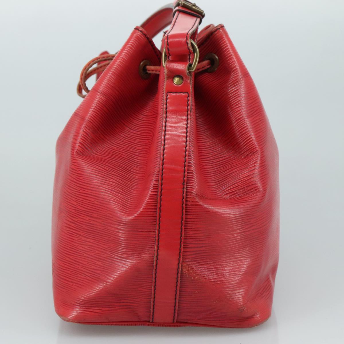 LOUIS VUITTON Epi Petit Noe Shoulder Bag Red M44107 LV 109889