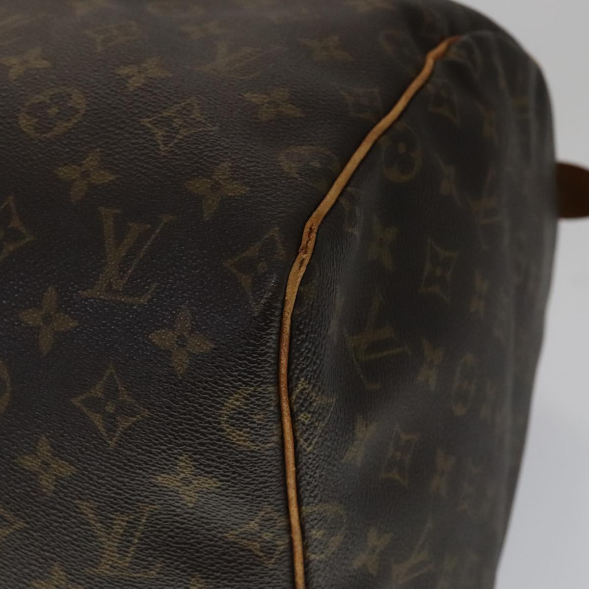 LOUIS VUITTON Monogram Keepall 55 Boston Bag M41424 LV 109916