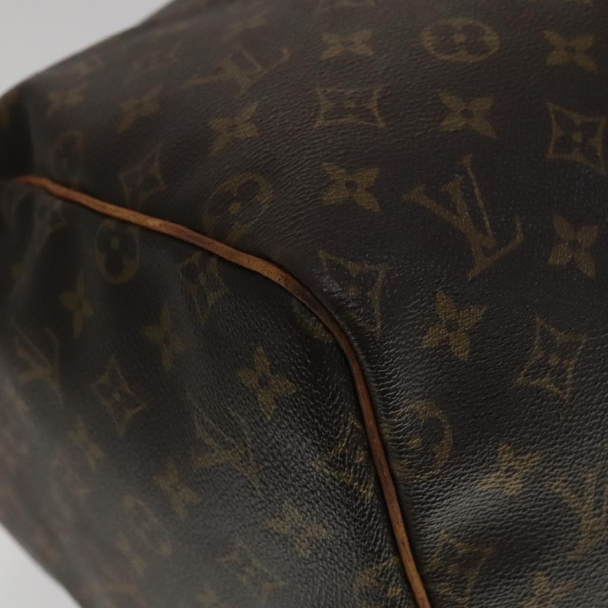 LOUIS VUITTON Monogram Keepall 55 Boston Bag M41424 LV 109916