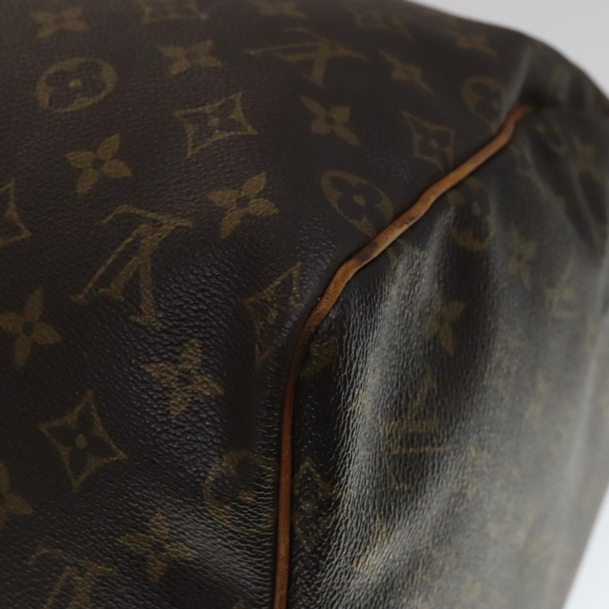 LOUIS VUITTON Monogram Keepall 55 Boston Bag M41424 LV 109916