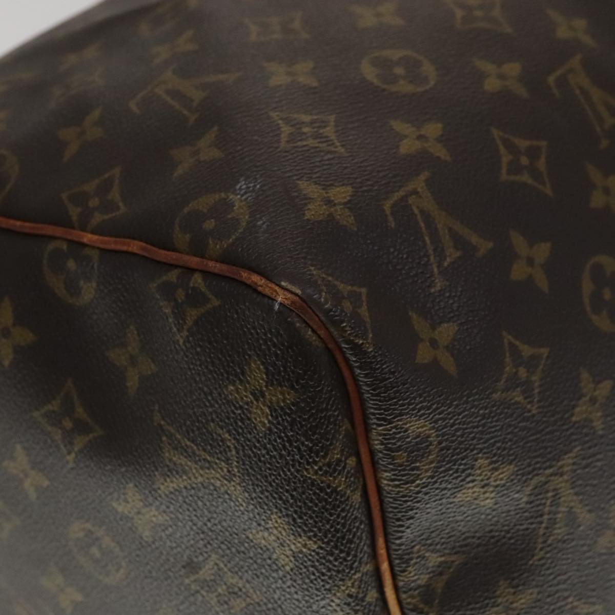 LOUIS VUITTON Monogram Keepall 55 Boston Bag M41424 LV 109916
