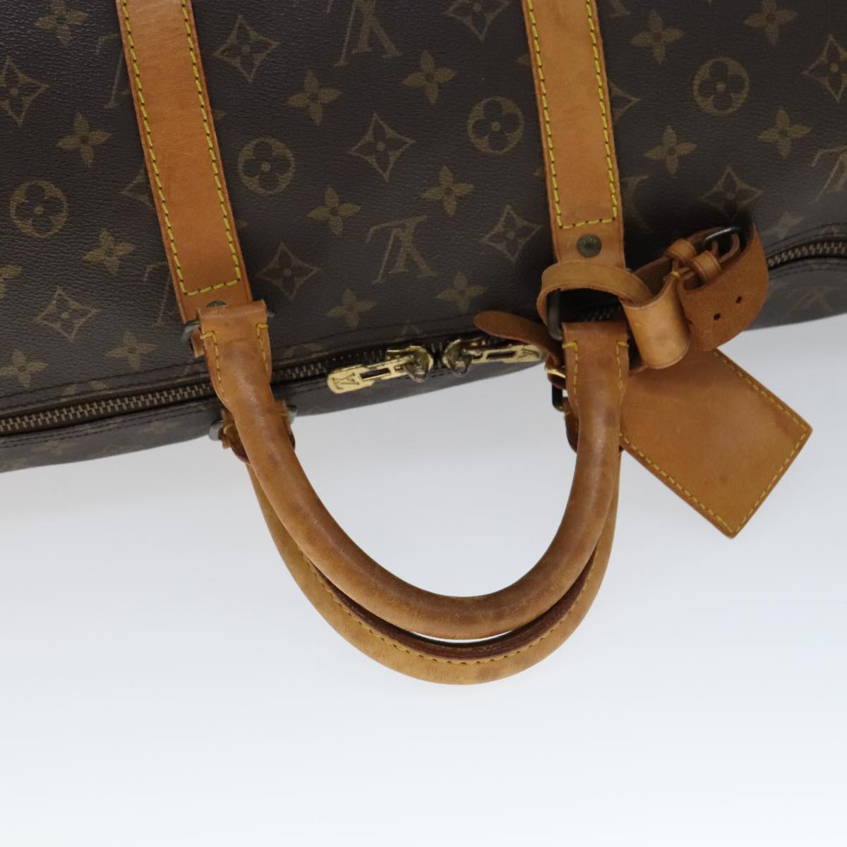 LOUIS VUITTON Monogram Keepall 55 Boston Bag M41424 LV 109916
