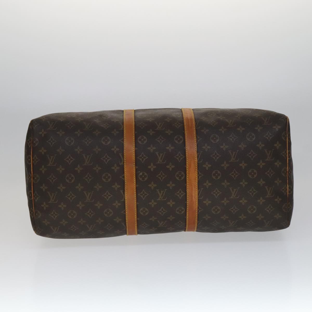 LOUIS VUITTON Monogram Keepall 55 Boston Bag M41424 LV 109916