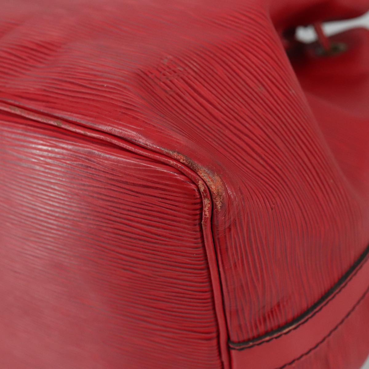 LOUIS VUITTON Epi Petit Noe Shoulder Bag Red M44107 LV 109921