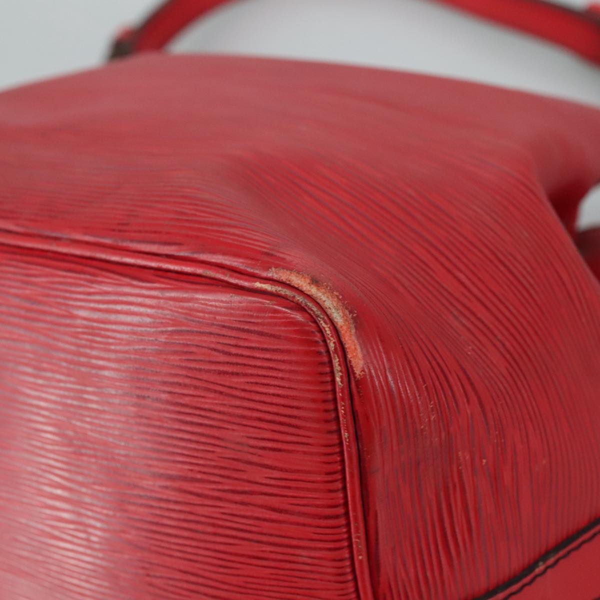 LOUIS VUITTON Epi Petit Noe Shoulder Bag Red M44107 LV 109921