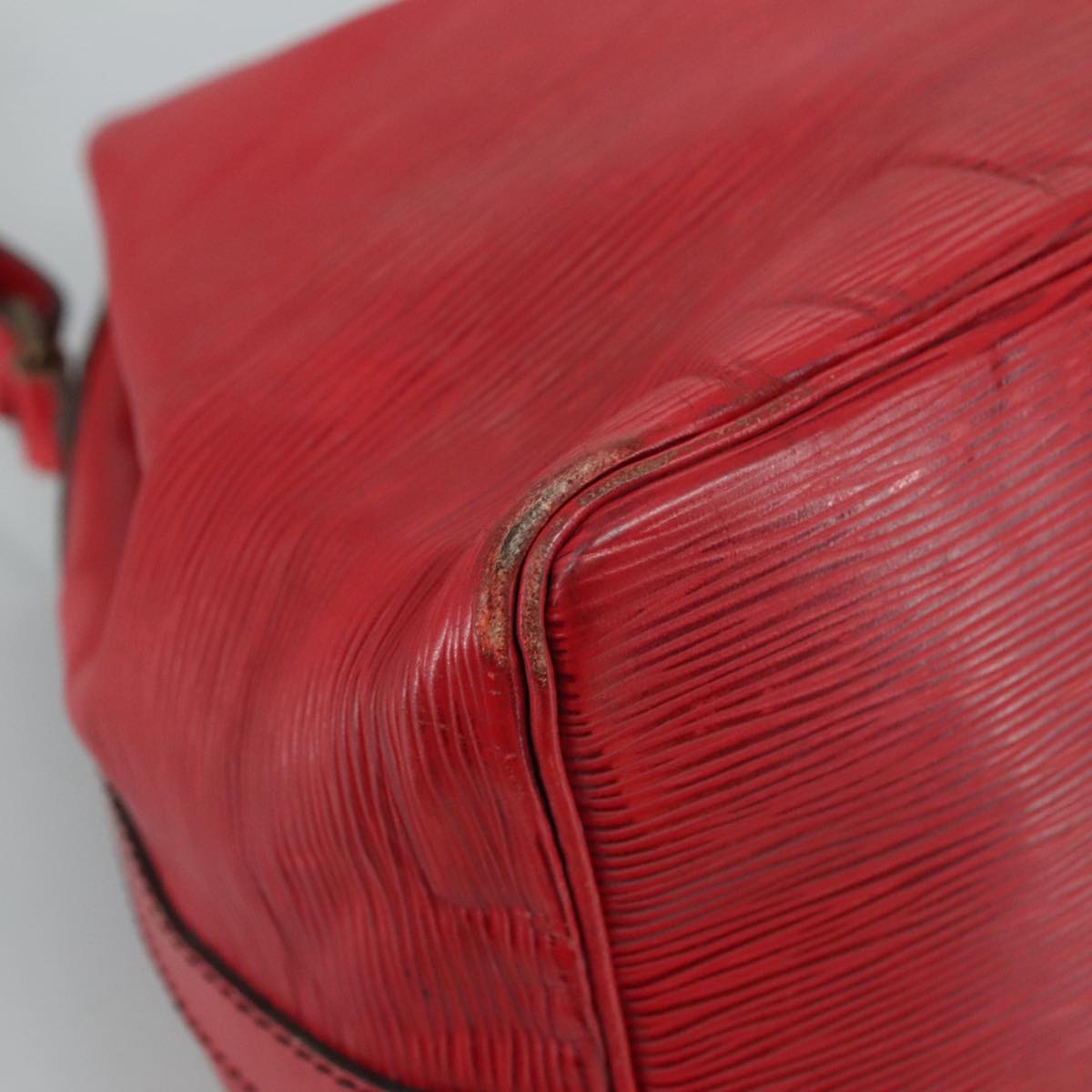 LOUIS VUITTON Epi Petit Noe Shoulder Bag Red M44107 LV 109921