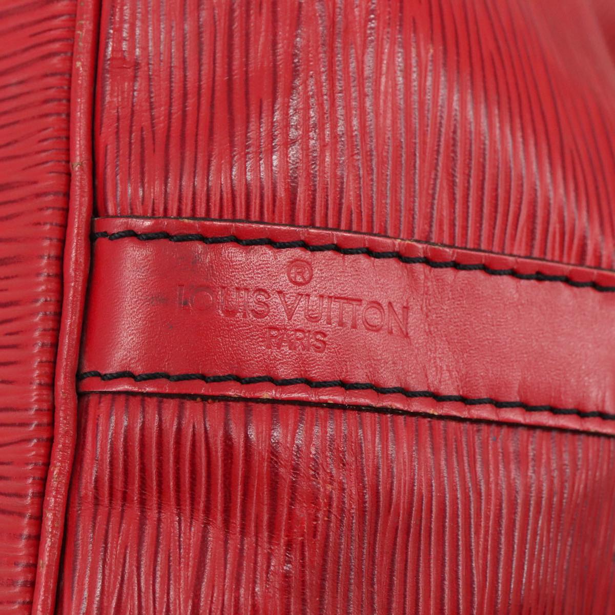 LOUIS VUITTON Epi Petit Noe Shoulder Bag Red M44107 LV 109921