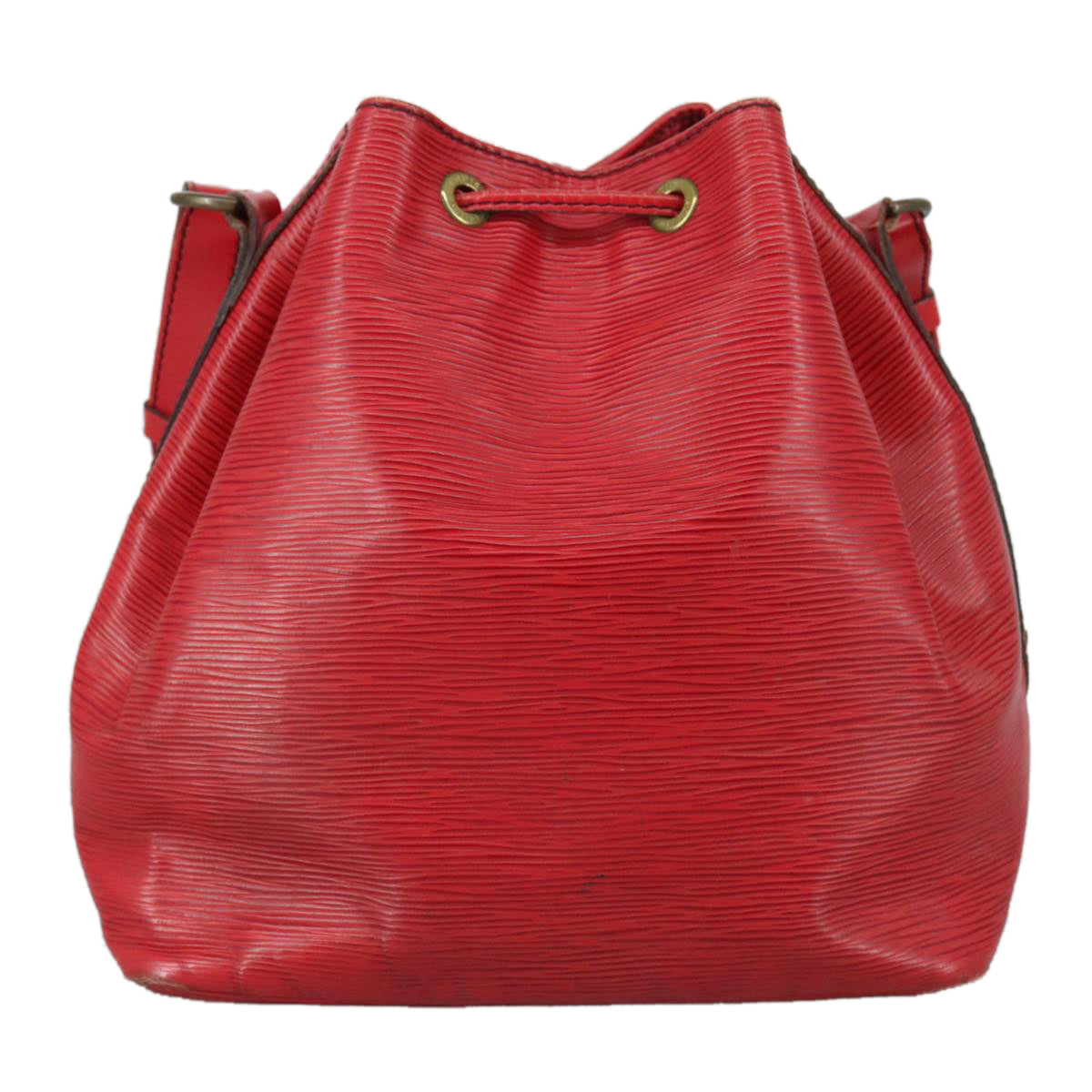 LOUIS VUITTON Epi Petit Noe Shoulder Bag Red M44107 LV 109921