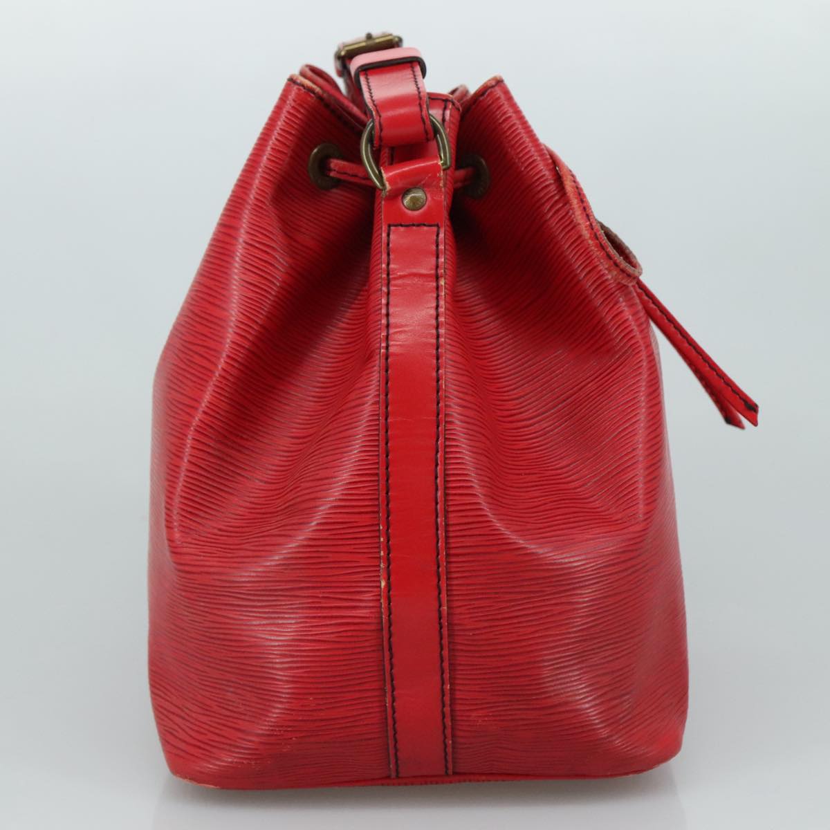 LOUIS VUITTON Epi Petit Noe Shoulder Bag Red M44107 LV 109921