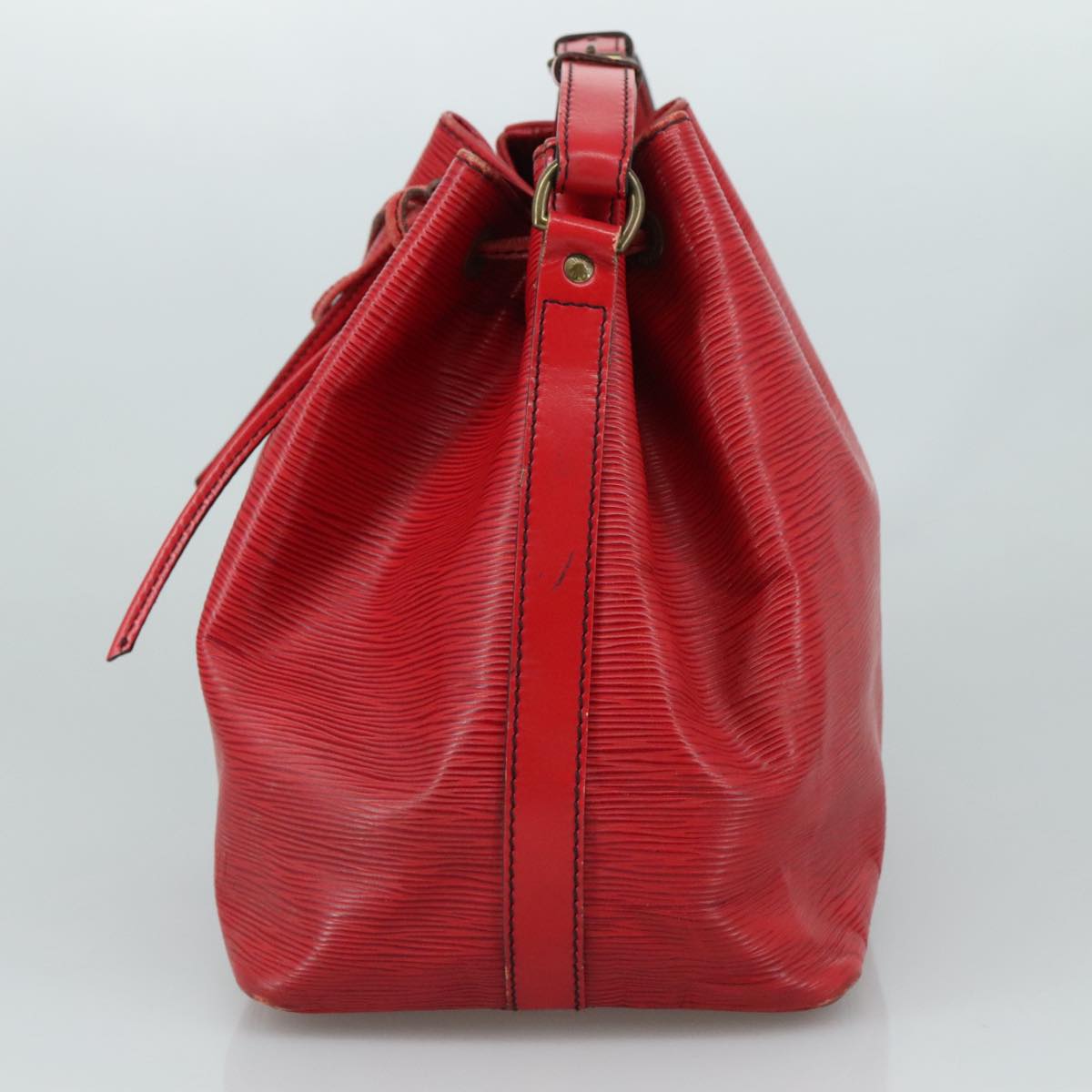 LOUIS VUITTON Epi Petit Noe Shoulder Bag Red M44107 LV 109921