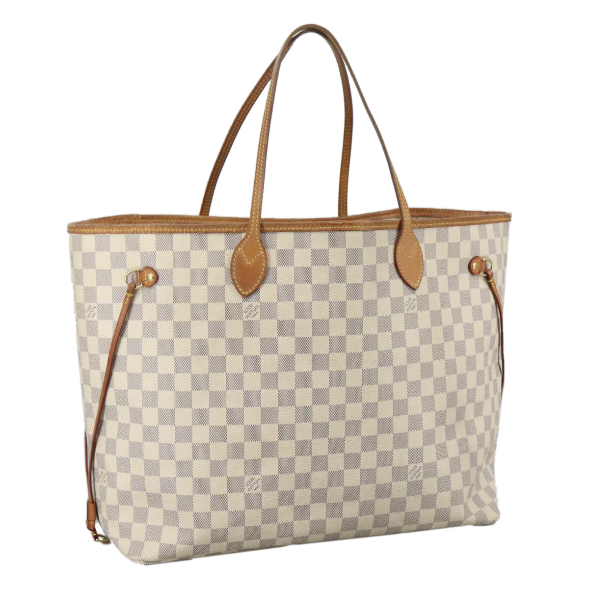 LOUIS VUITTON Damier Azur Neverfull GM Tote Bag N41360 LV 109923