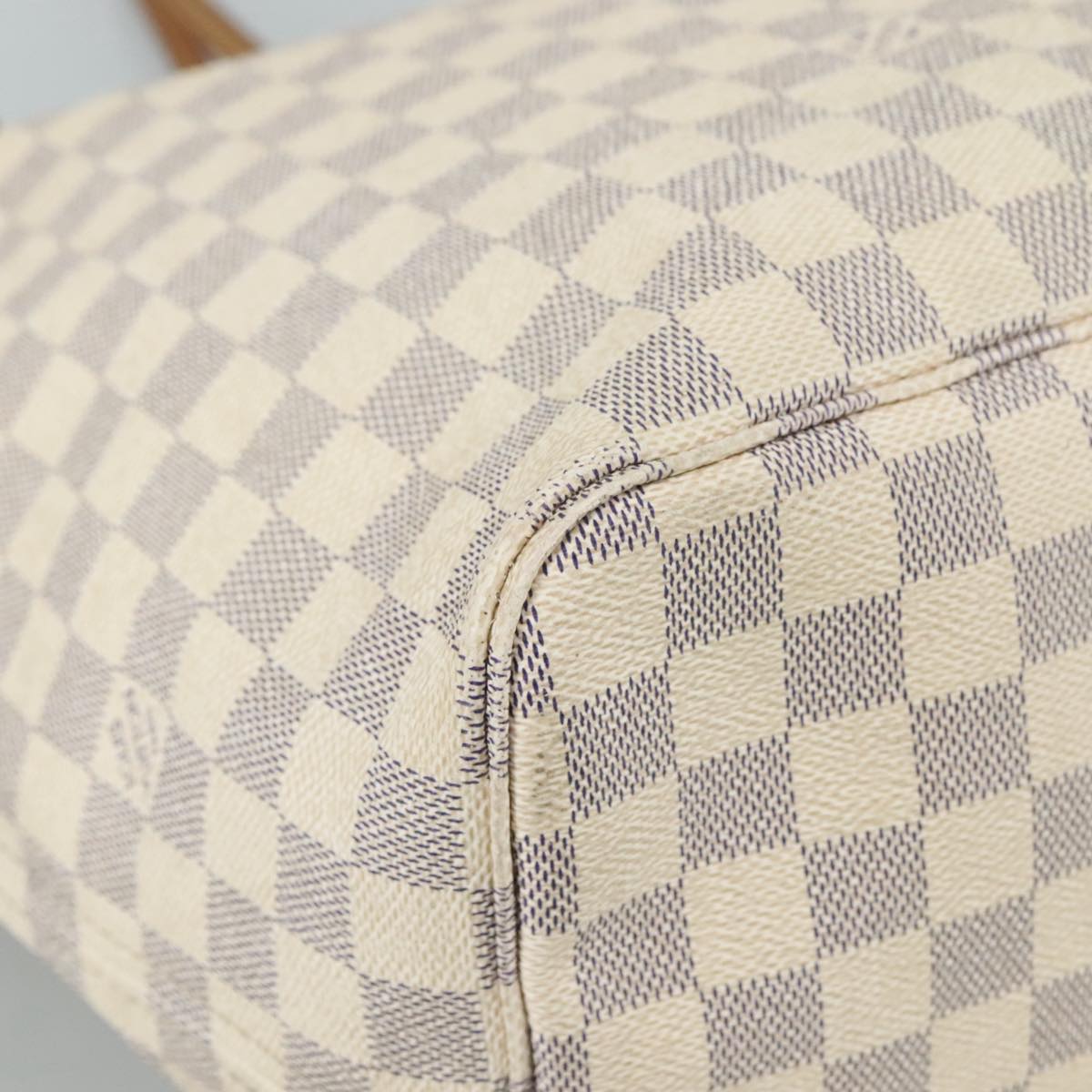 LOUIS VUITTON Damier Azur Neverfull GM Tote Bag N41360 LV 109923