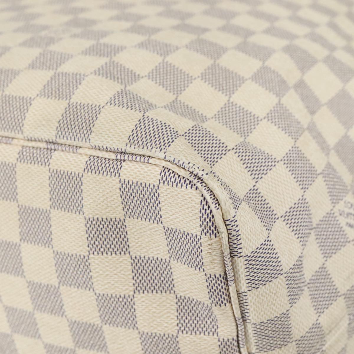 LOUIS VUITTON Damier Azur Neverfull GM Tote Bag N41360 LV 109923