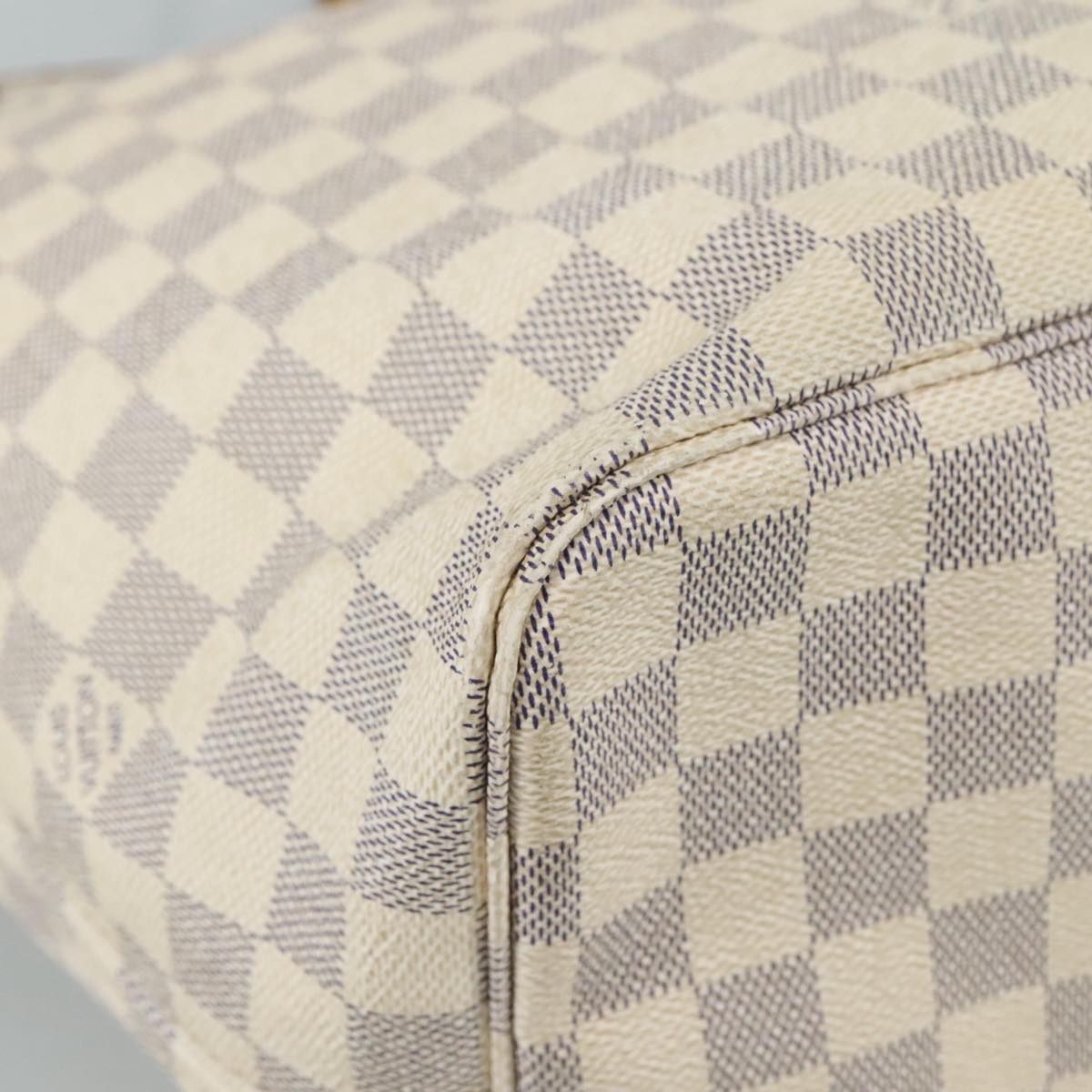 LOUIS VUITTON Damier Azur Neverfull GM Tote Bag N41360 LV 109923