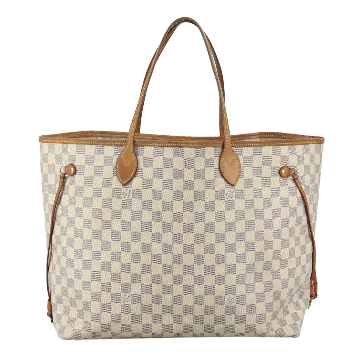 LOUIS VUITTON Damier Azur Neverfull GM Tote Bag N41360 LV 109923