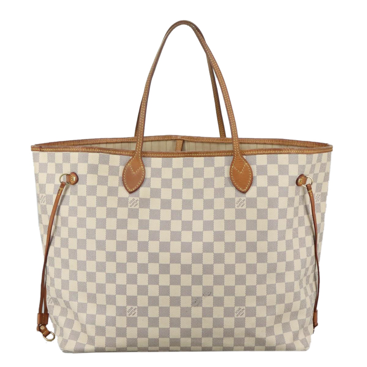 LOUIS VUITTON Damier Azur Neverfull GM Tote Bag N41360 LV 109923