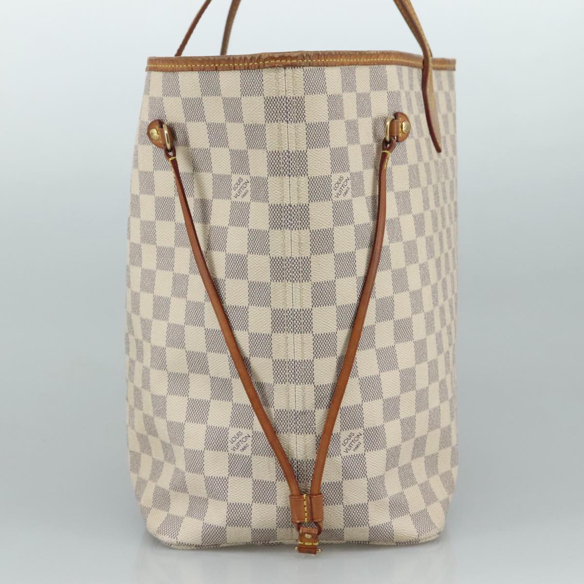 LOUIS VUITTON Damier Azur Neverfull GM Tote Bag N41360 LV 109923