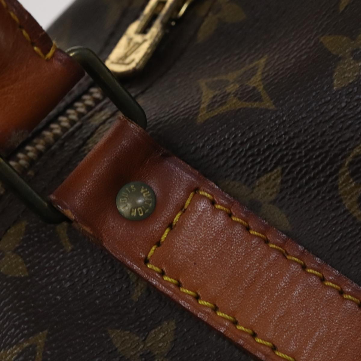 LOUIS VUITTON Monogram Keepall 60 Boston Bag M41422 LV 109935