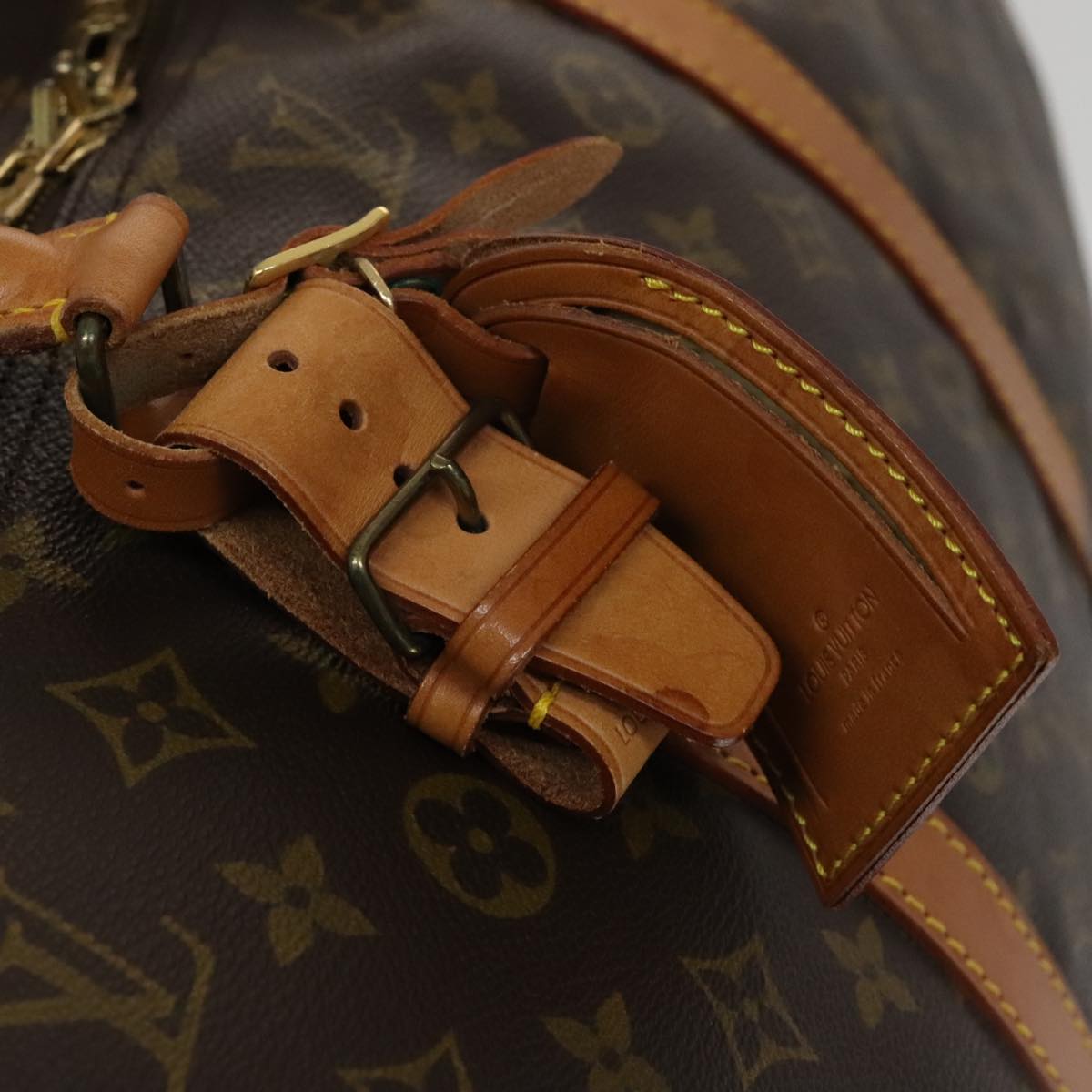 LOUIS VUITTON Monogram Keepall 60 Boston Bag M41422 LV 109935