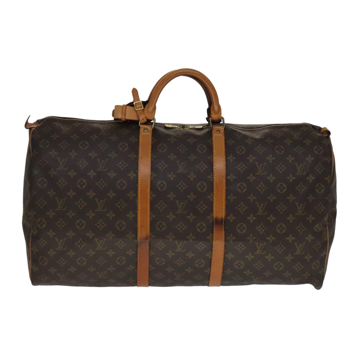 LOUIS VUITTON Monogram Keepall 60 Boston Bag M41422 LV 109935