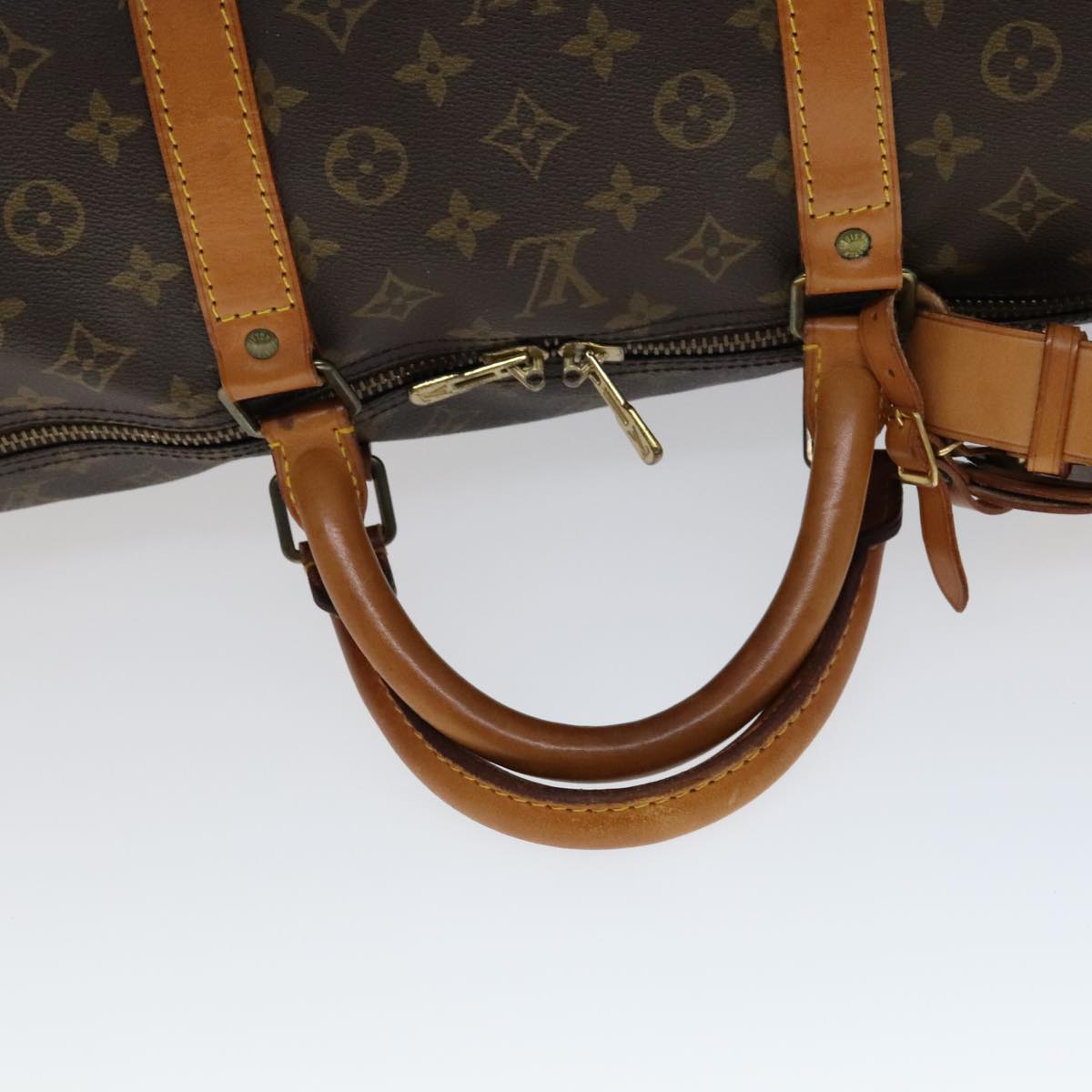 LOUIS VUITTON Monogram Keepall 60 Boston Bag M41422 LV 109935