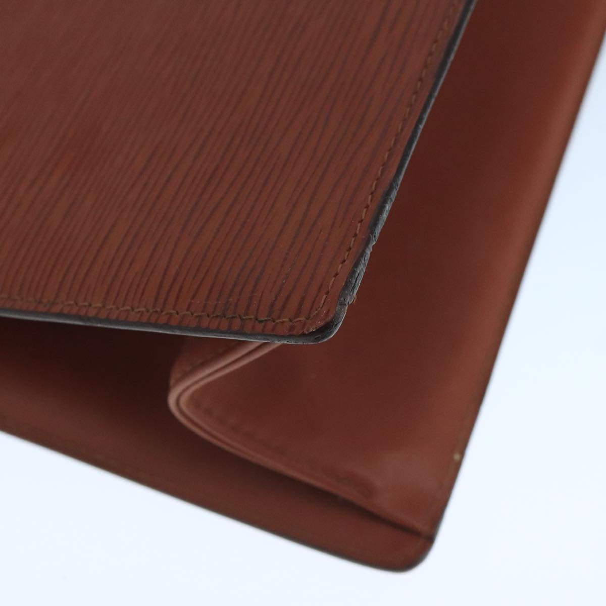 LOUIS VUITTON Epi Trousse Crete Pouch Brown M48403 LV 109936