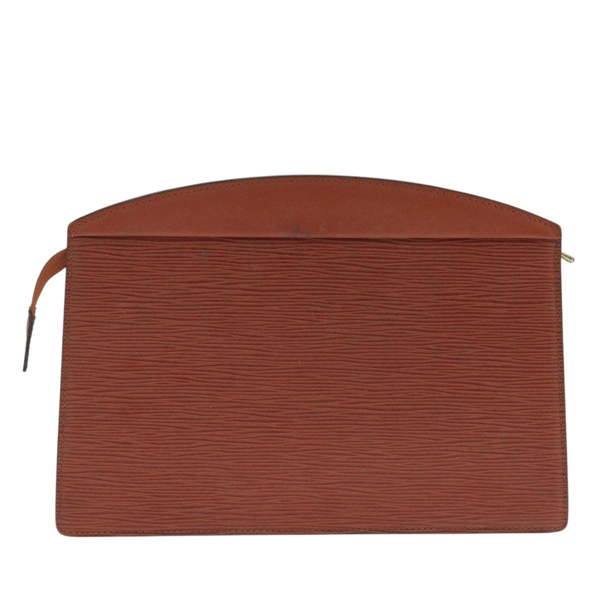 LOUIS VUITTON Epi Trousse Crete Pouch Brown M48403 LV 109936