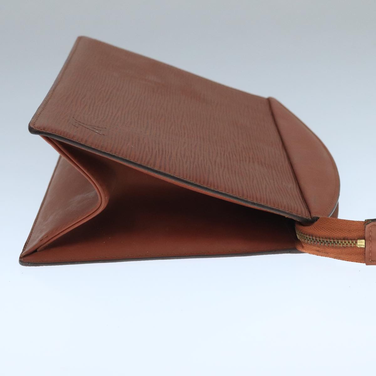 LOUIS VUITTON Epi Trousse Crete Pouch Brown M48403 LV 109936