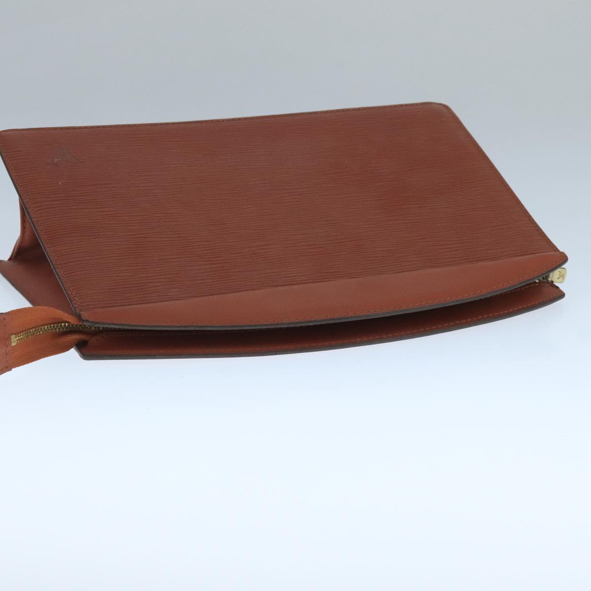 LOUIS VUITTON Epi Trousse Crete Pouch Brown M48403 LV 109936