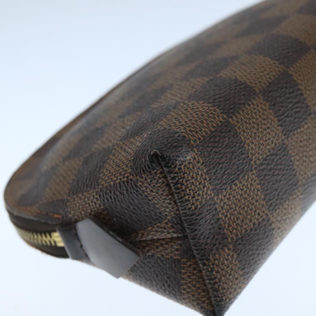 LOUIS VUITTON Damier Ebene Pochette Cosmetic PM Pouch N47516 LV 109942