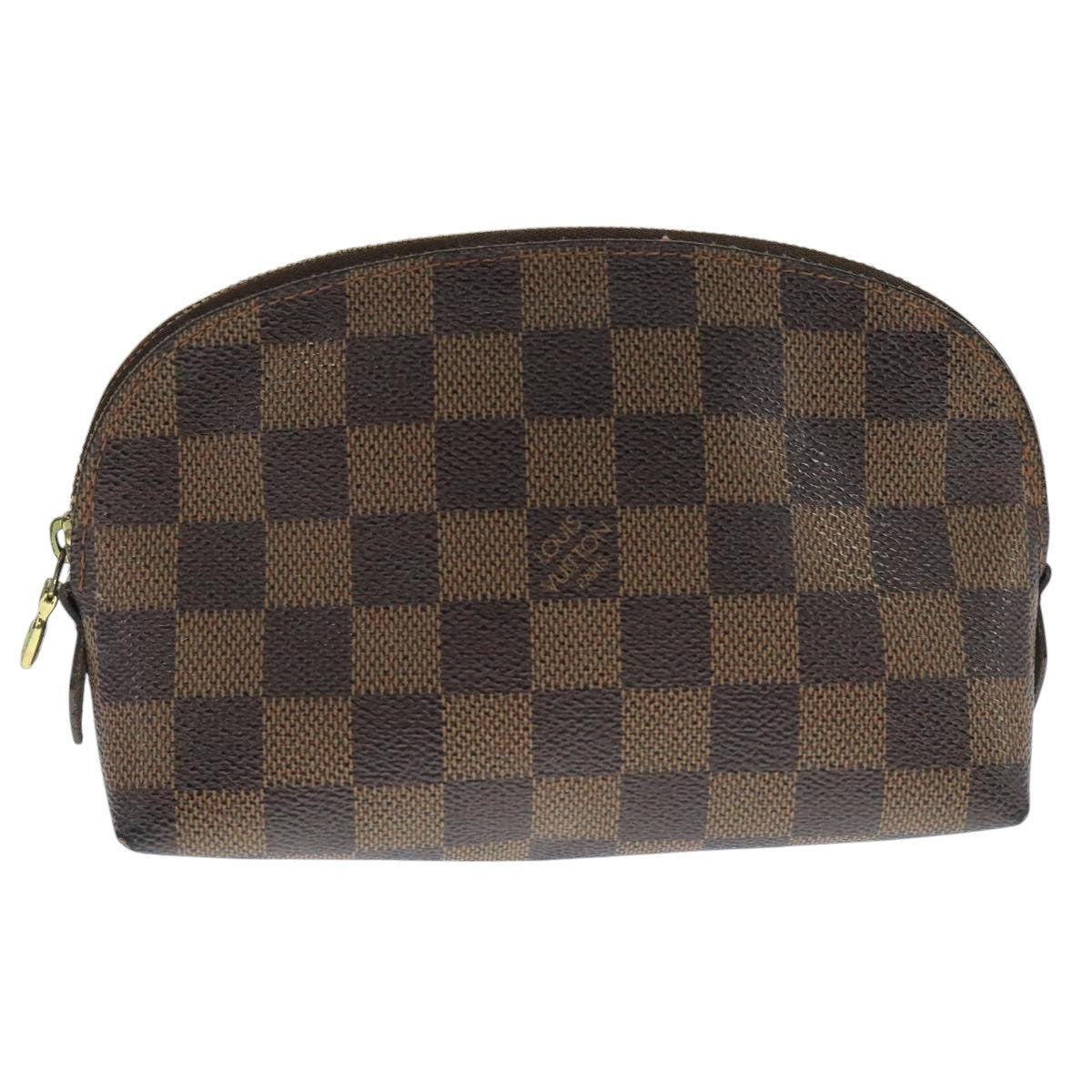 LOUIS VUITTON Damier Ebene Pochette Cosmetic PM Pouch N47516 LV 109942