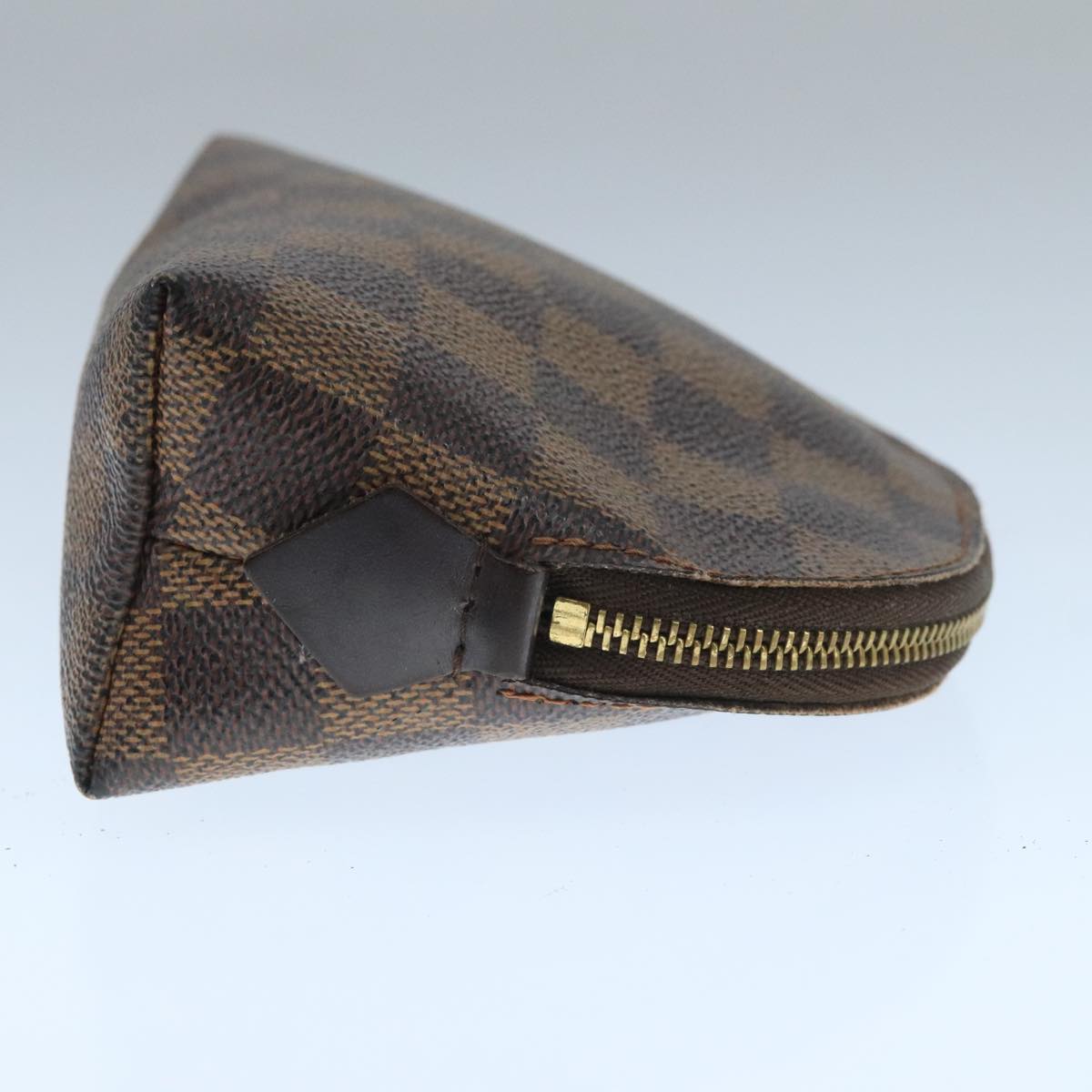 LOUIS VUITTON Damier Ebene Pochette Cosmetic PM Pouch N47516 LV 109942