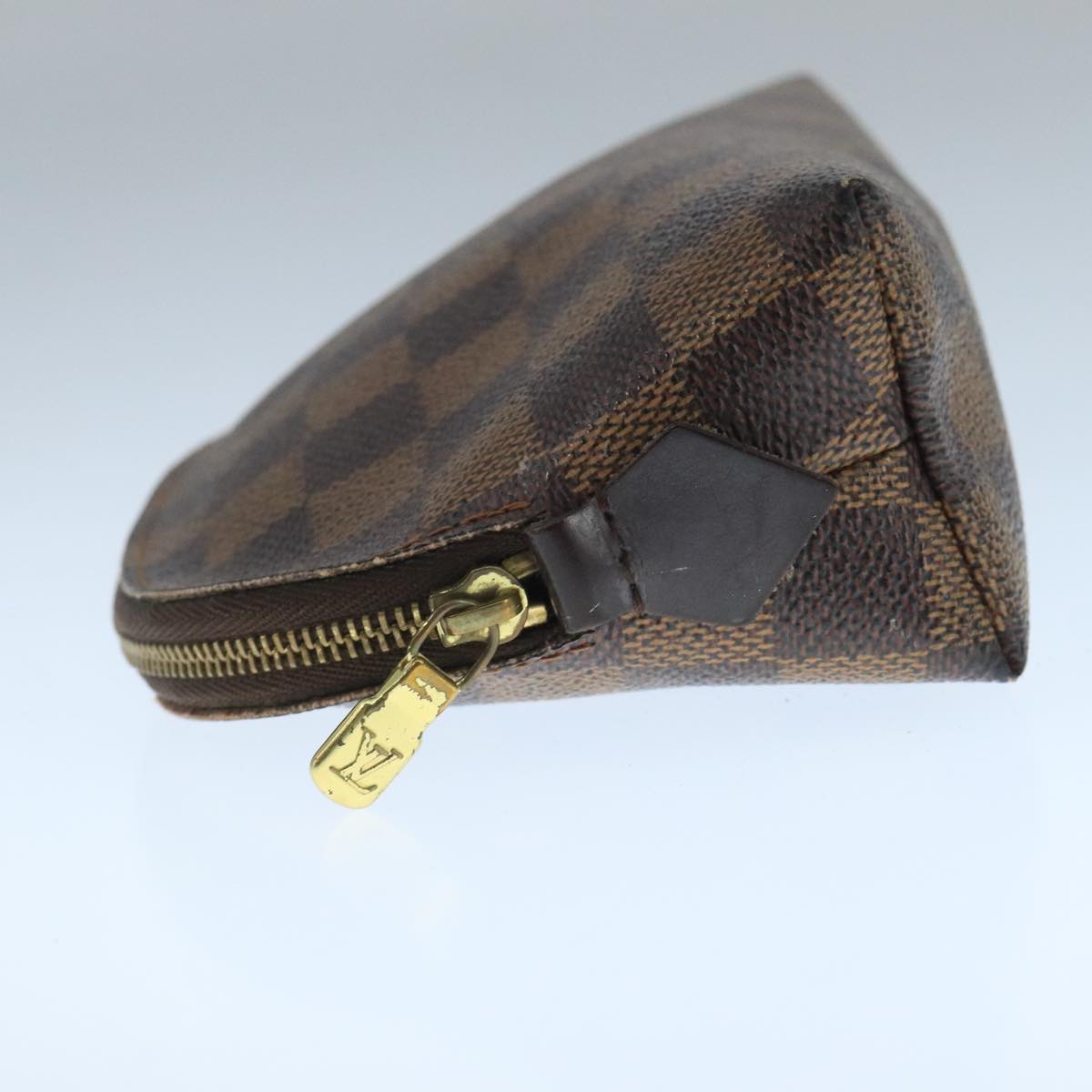 LOUIS VUITTON Damier Ebene Pochette Cosmetic PM Pouch N47516 LV 109942
