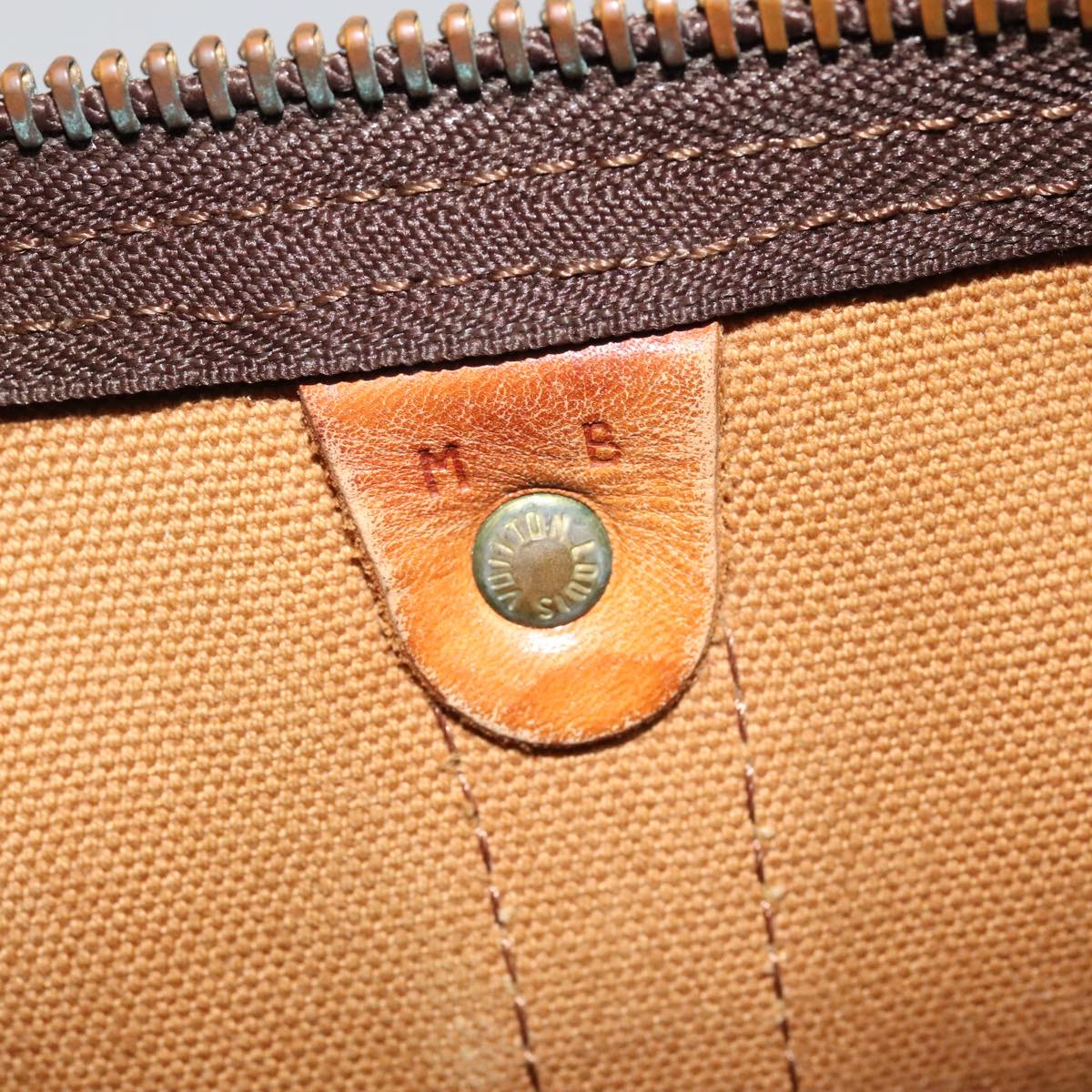 LOUIS VUITTON Monogram Keepall 50 Boston Bag M41426 LV 109949