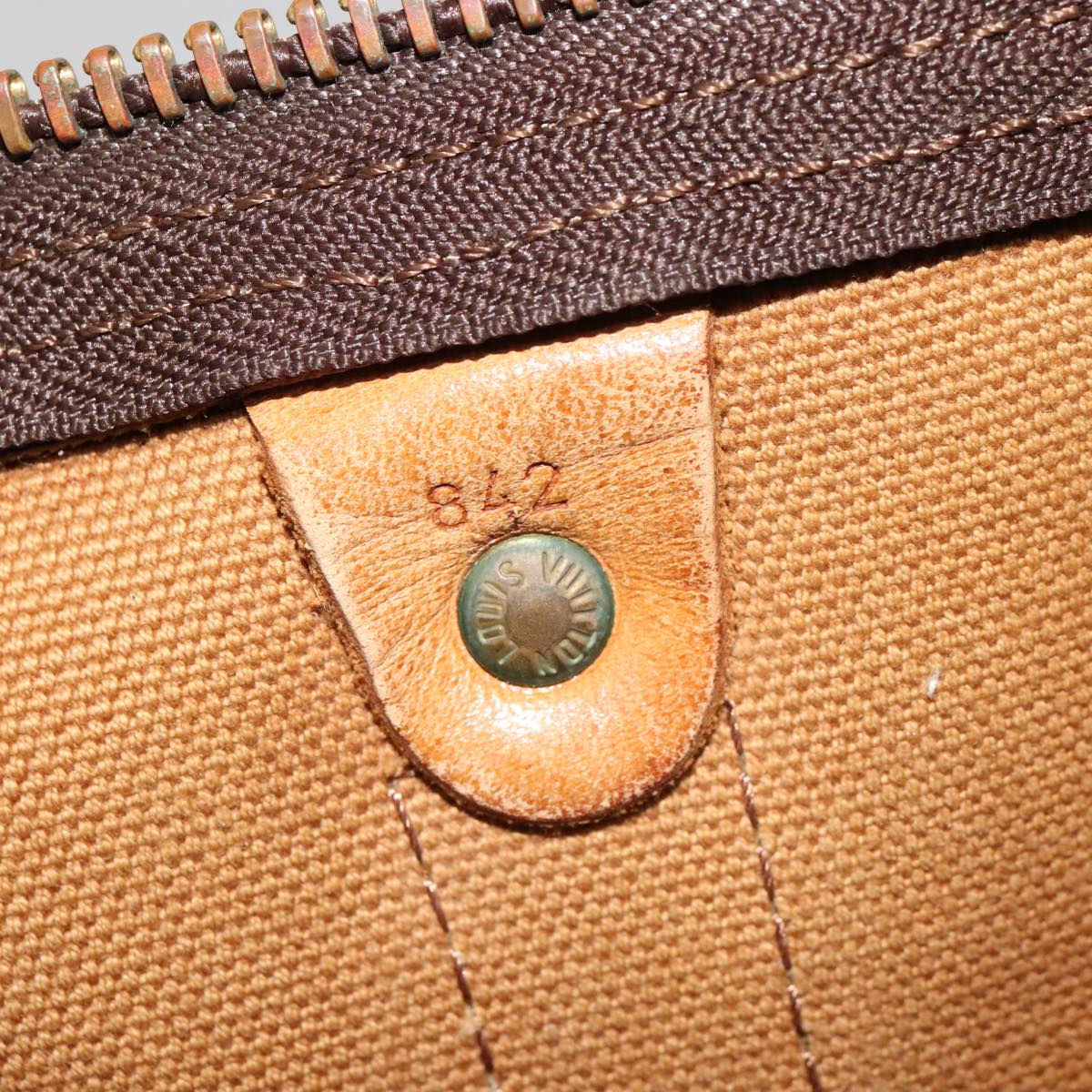 LOUIS VUITTON Monogram Keepall 50 Boston Bag M41426 LV 109949