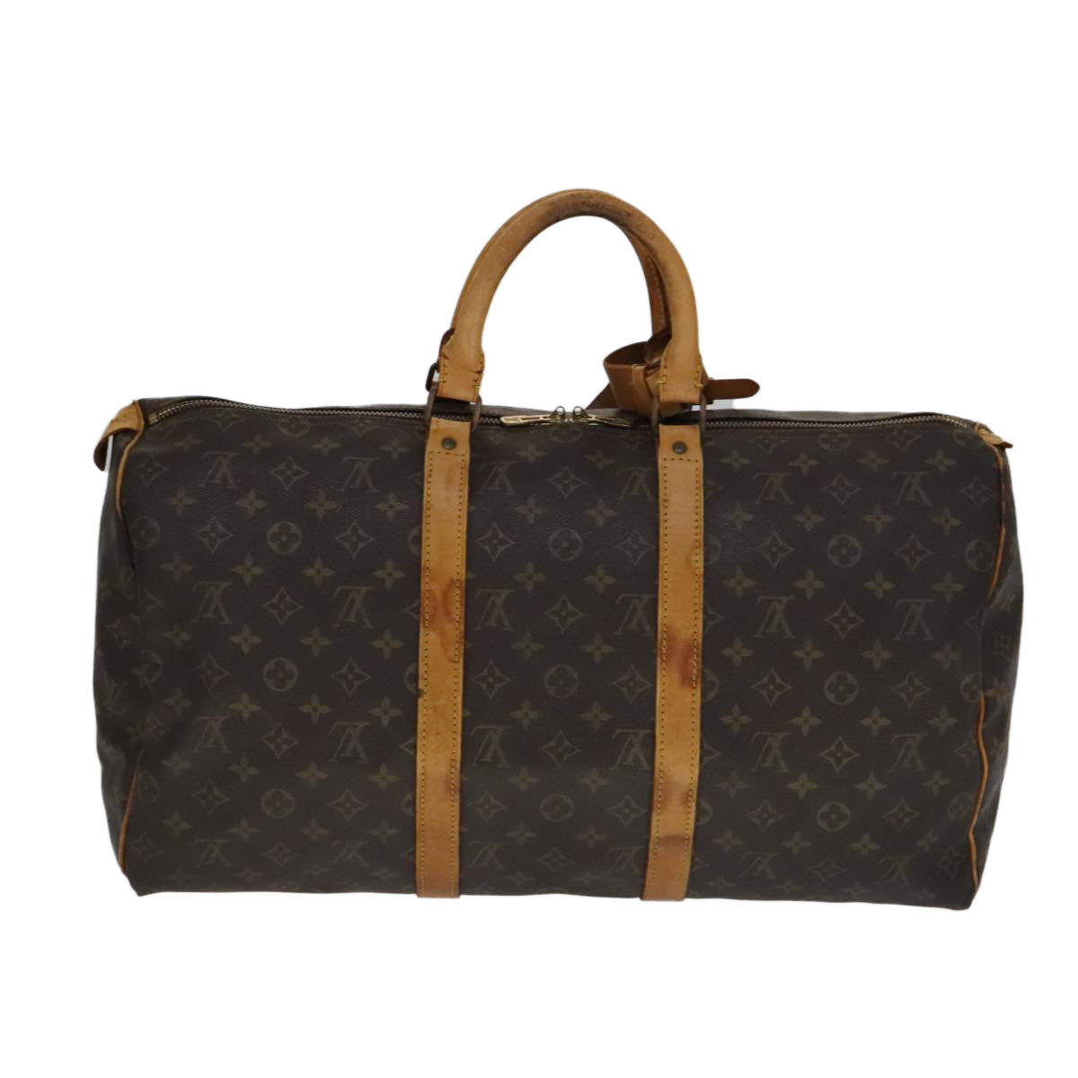 LOUIS VUITTON Monogram Keepall 50 Boston Bag M41426 LV 109949