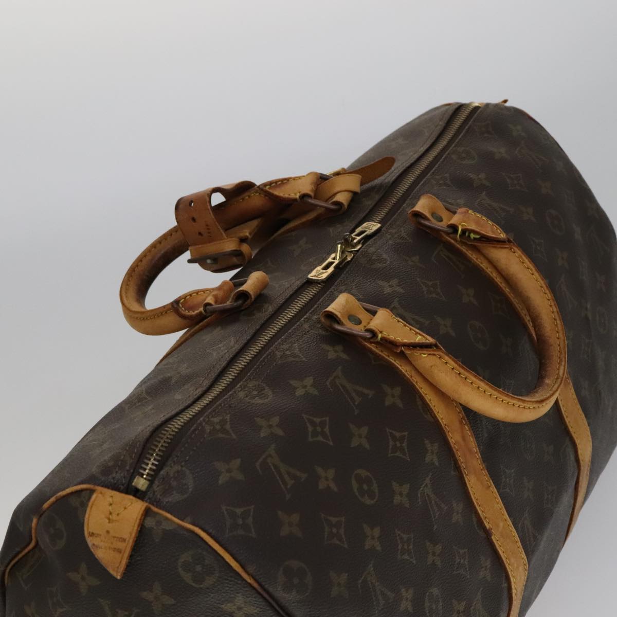 LOUIS VUITTON Monogram Keepall 50 Boston Bag M41426 LV 109949