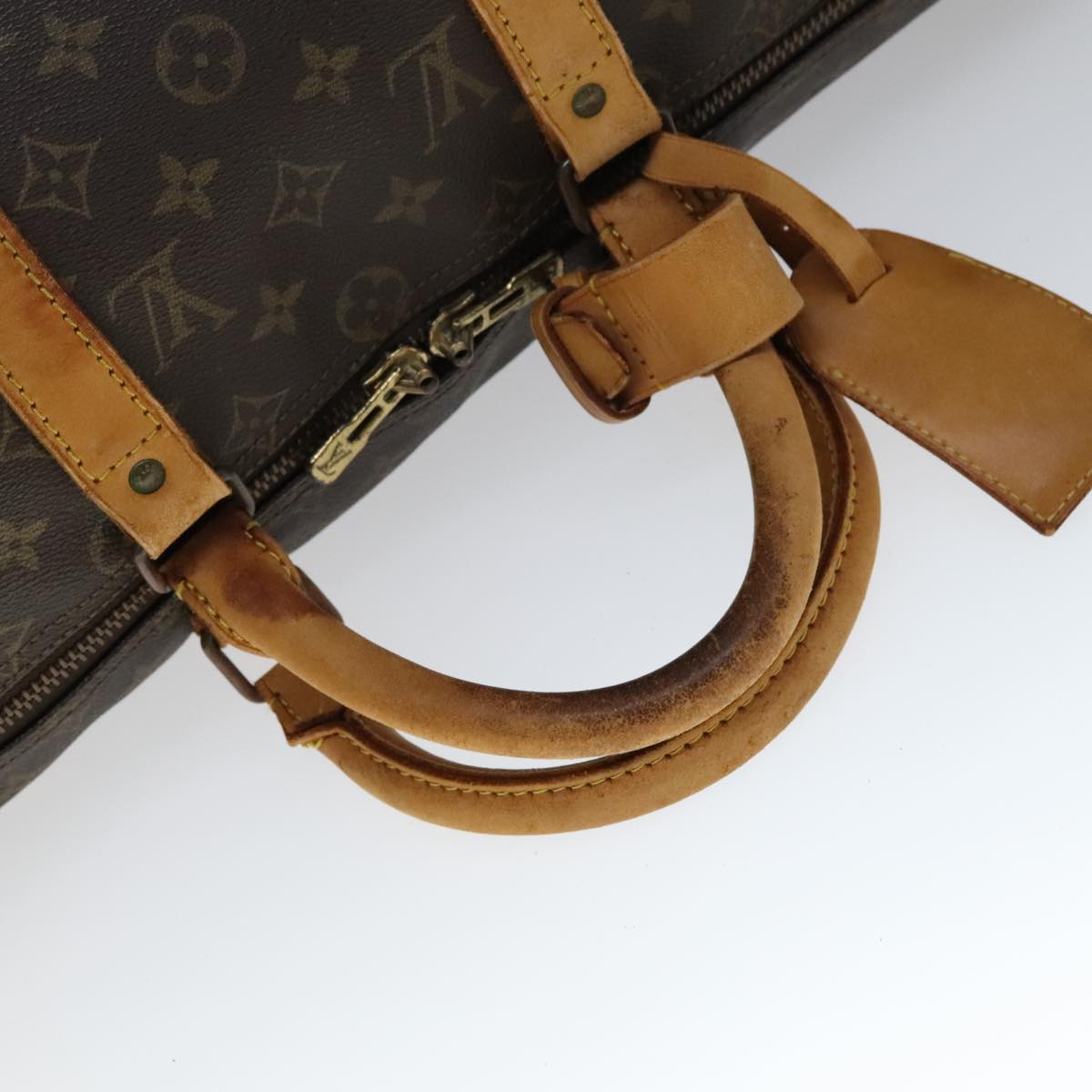 LOUIS VUITTON Monogram Keepall 50 Boston Bag M41426 LV 109949
