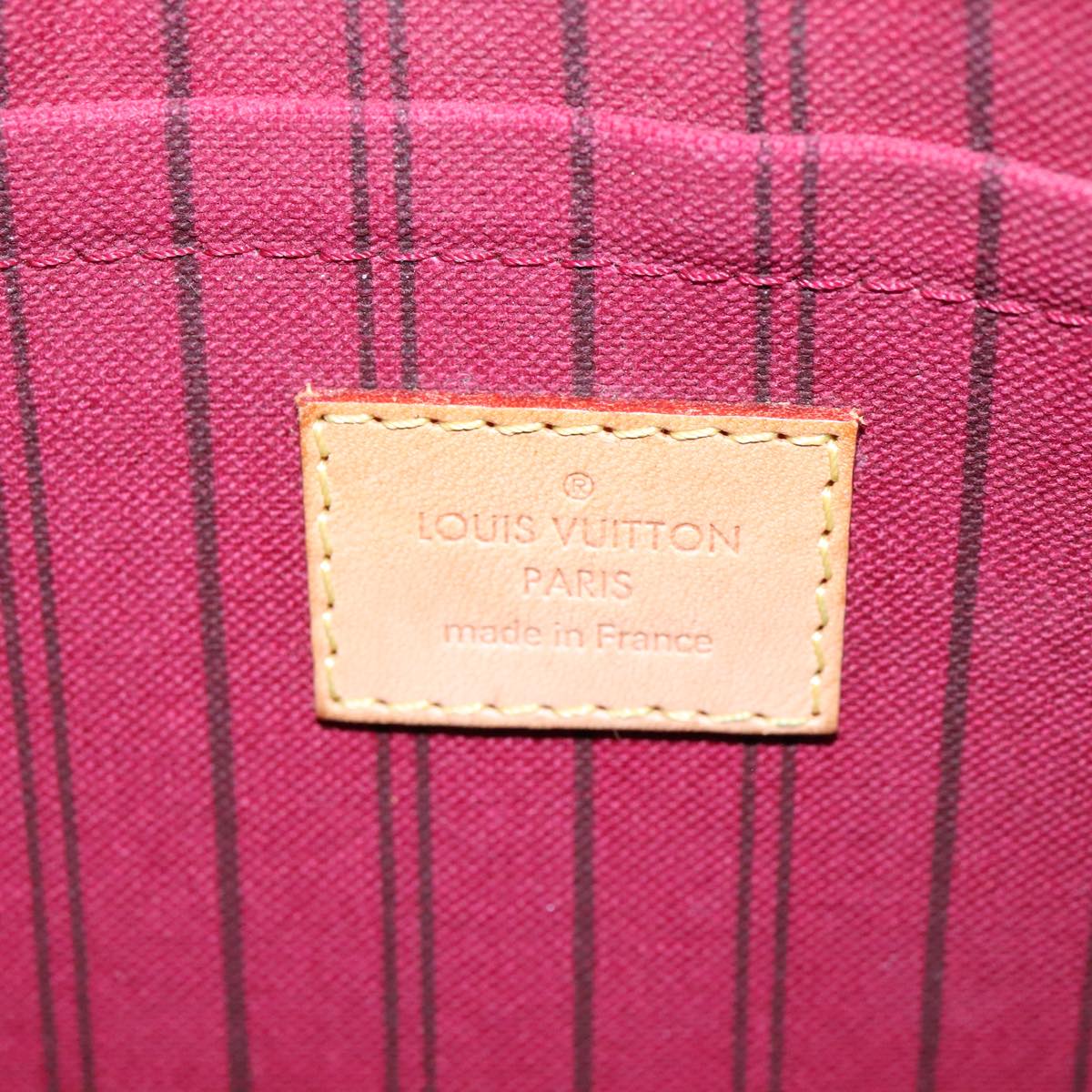 LOUIS VUITTON Monogram Neverfull MM Pouch Accessory Pouch LV 109951