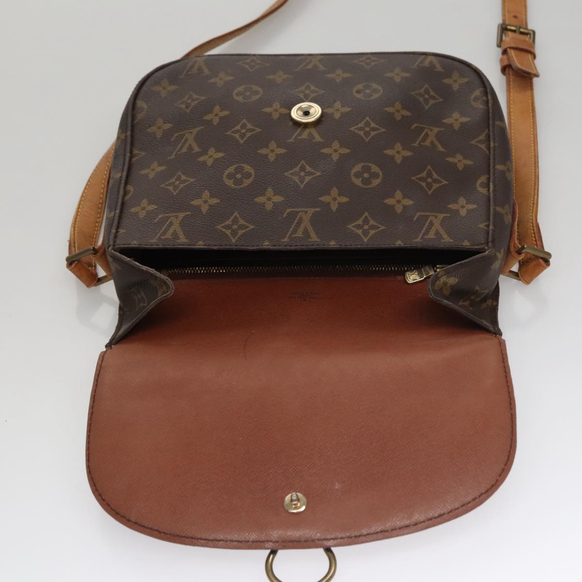 LOUIS VUITTON Monogram Saint Cloud GM Shoulder Bag M51242 LV 109955