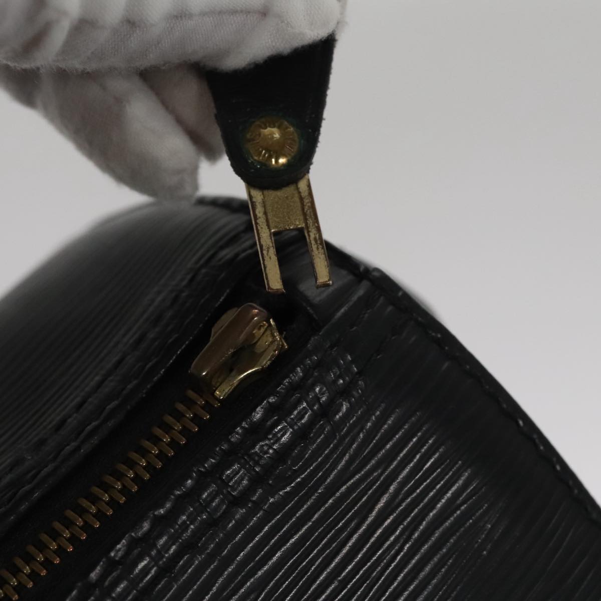 LOUIS VUITTON Epi Speedy 25 Hand Bag Black M43012 LV 109962