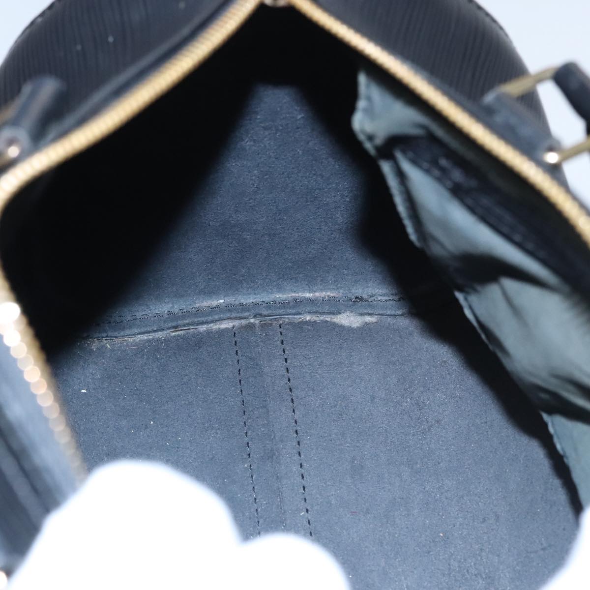 LOUIS VUITTON Epi Speedy 25 Hand Bag Black M43012 LV 109962
